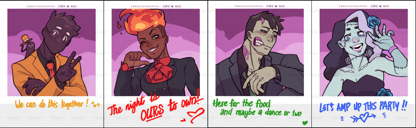 Fan Merch - Monster Prom Polaroids - 20th of Feburary, 2025