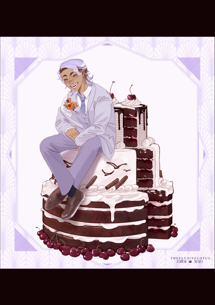 fan oc piece - milgram birthday artwork - 11th of September, 2024